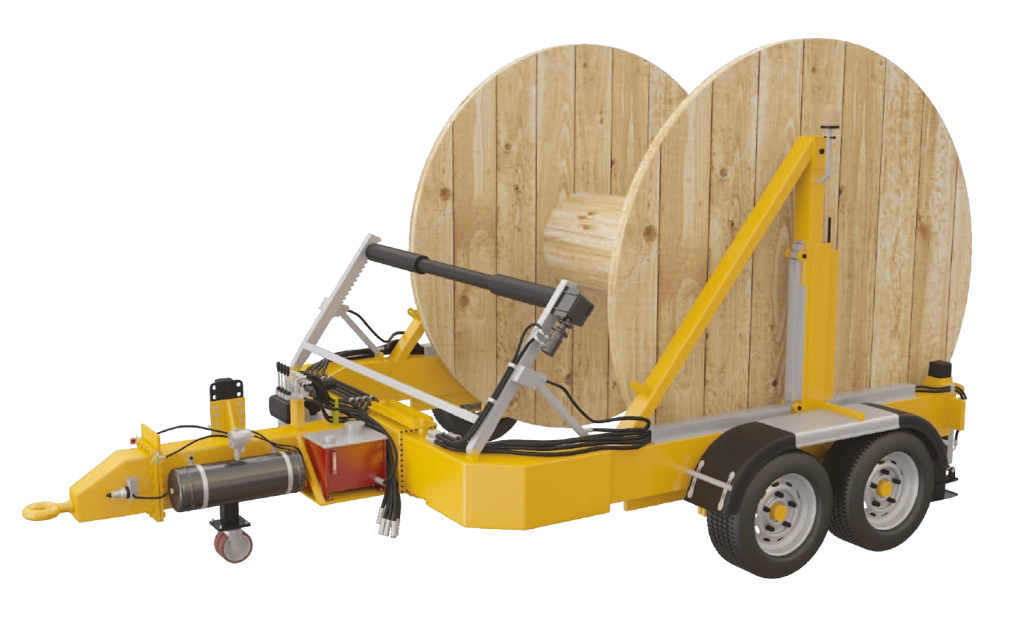 Full Hydraulic Cable Drum Trailers 30 tons