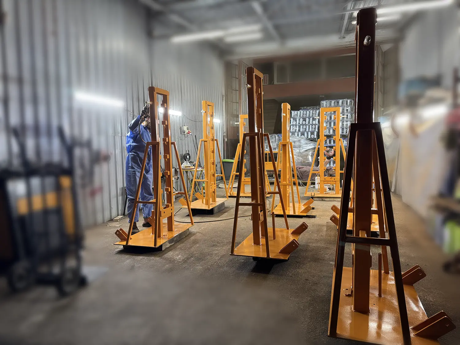 Hydraulic Drum Jacks and Galvanized Rollers Shipped to Baghdad, Iraq Hydraulic Drum Jacks and Galvanized Rollers Shipped to Baghdad, Iraq