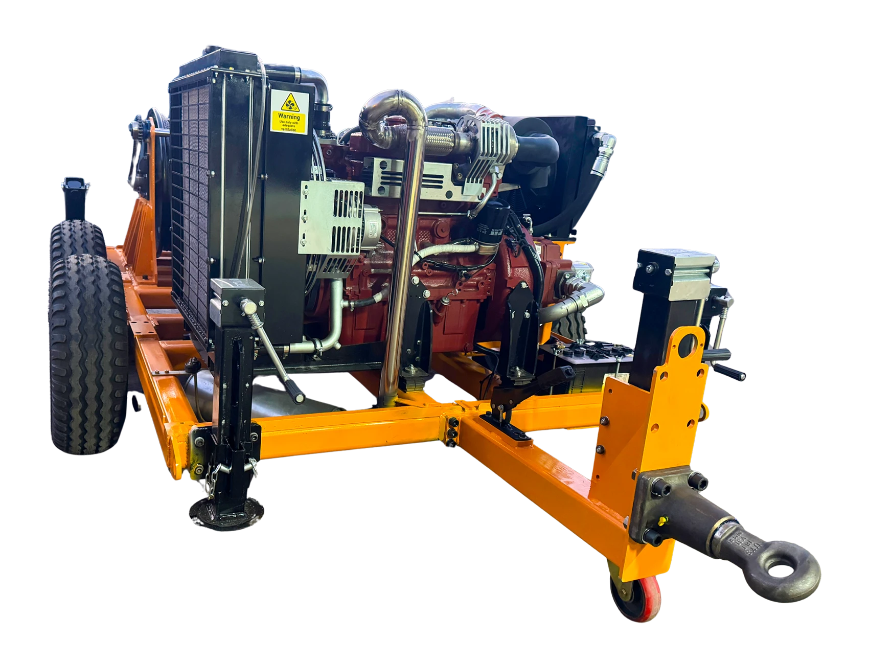 Double Capstan Pulling Winch 8 ton details