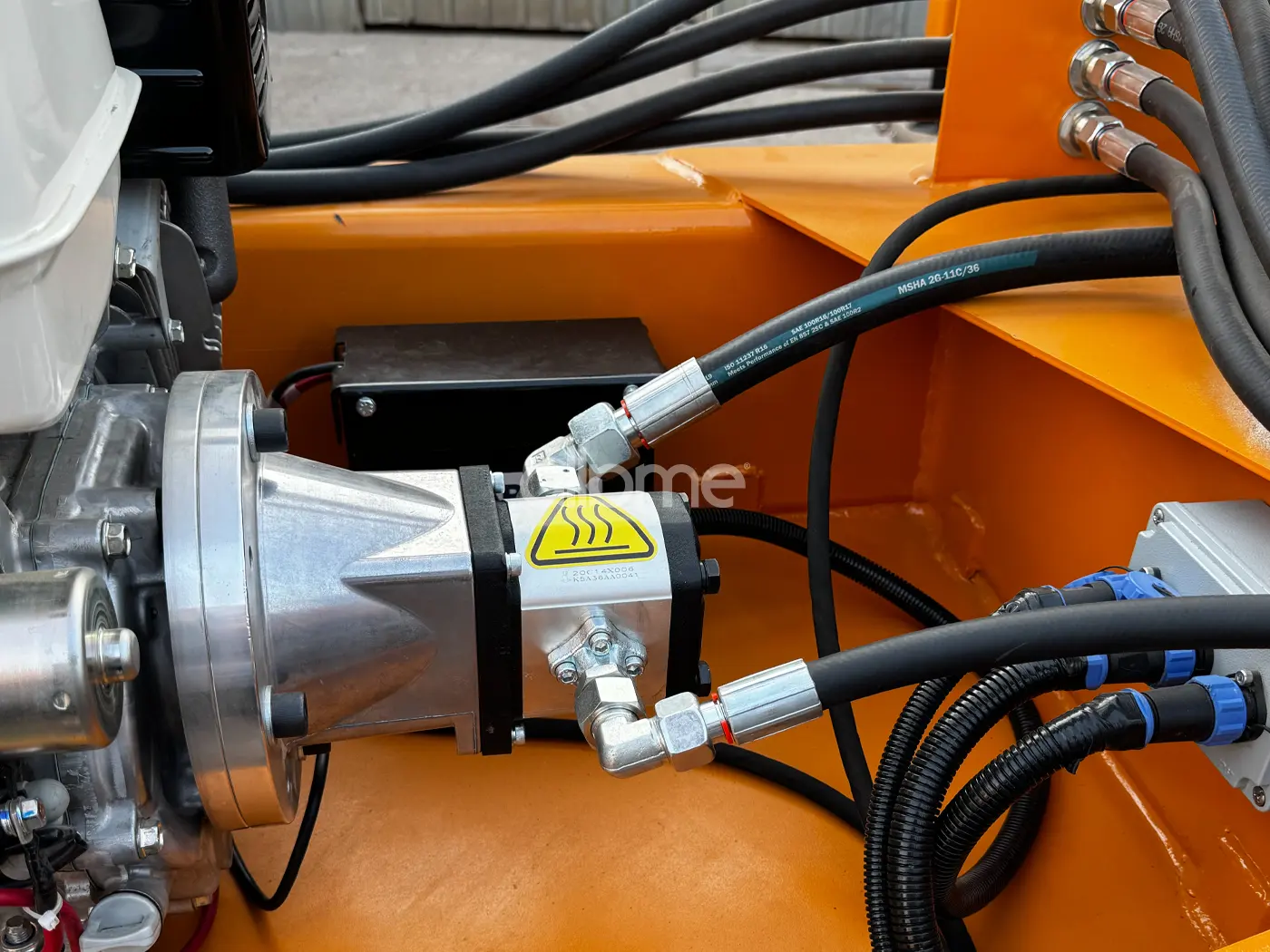 20 ton cable drum trailer manufactured for a customer in greece