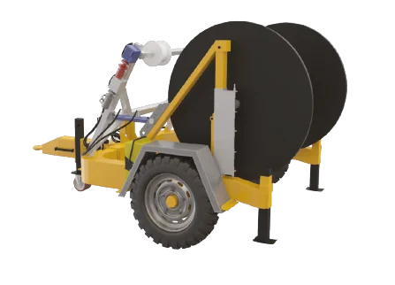 Full Hydraulic Cable Drum Trailers 4 tons