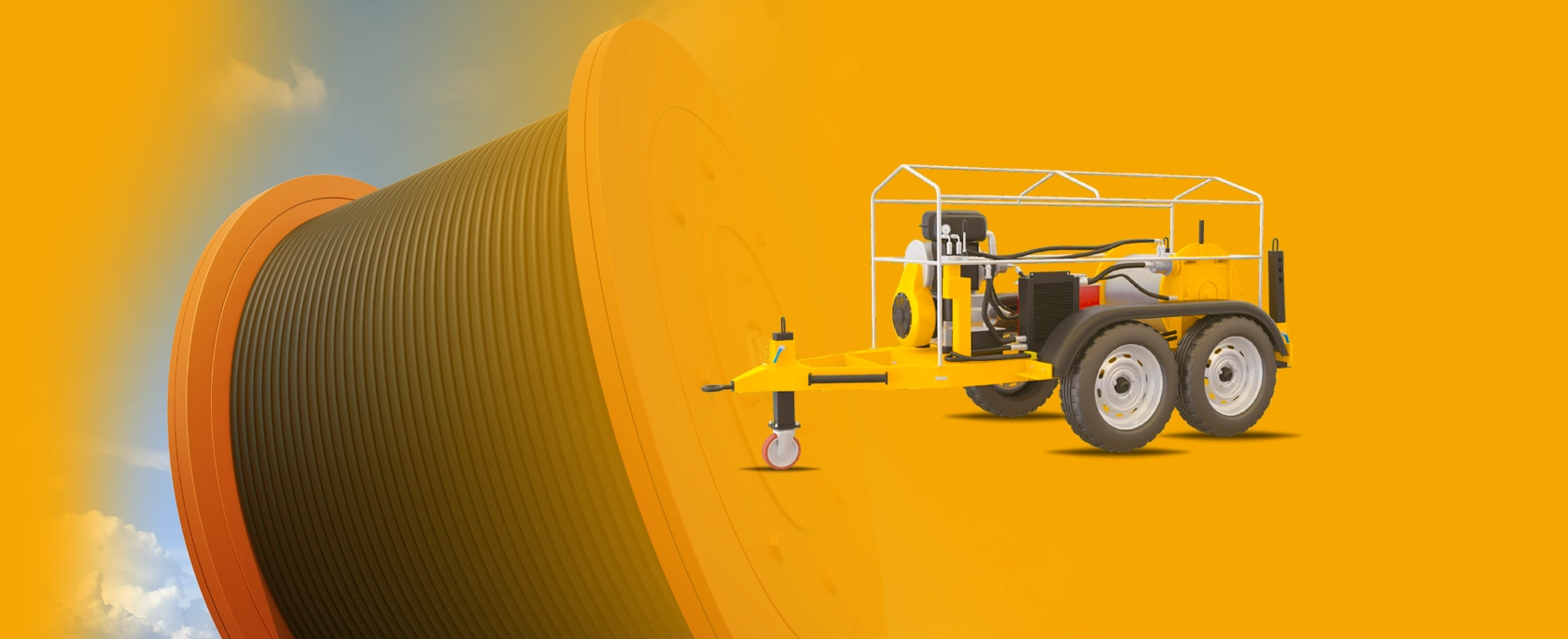 HYDRAULIC CABLE PULLING MACHINES SLIDER