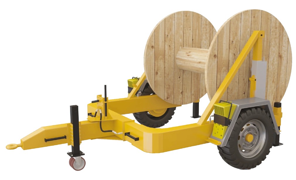 Hydraulic Cable Drum Trailers 10 tons
