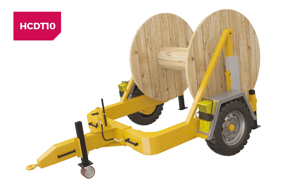 Hydraulic Cable Drum Trailers 10 tons
