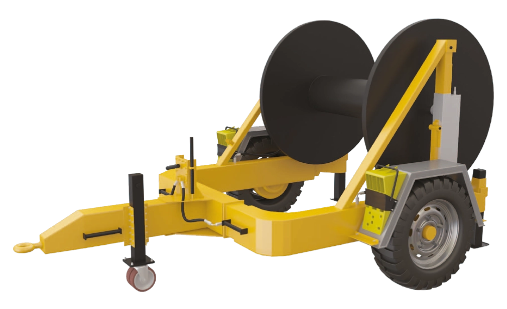 Hydraulic Cable Drum Trailers 4 tons
