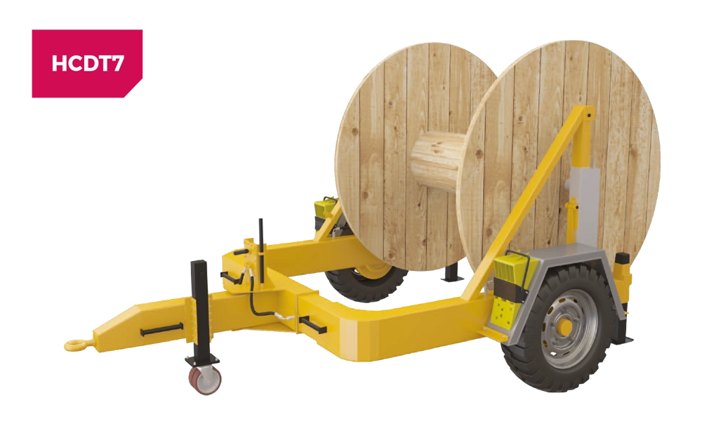 Hydraulic Cable Drum Trailers 7 tons