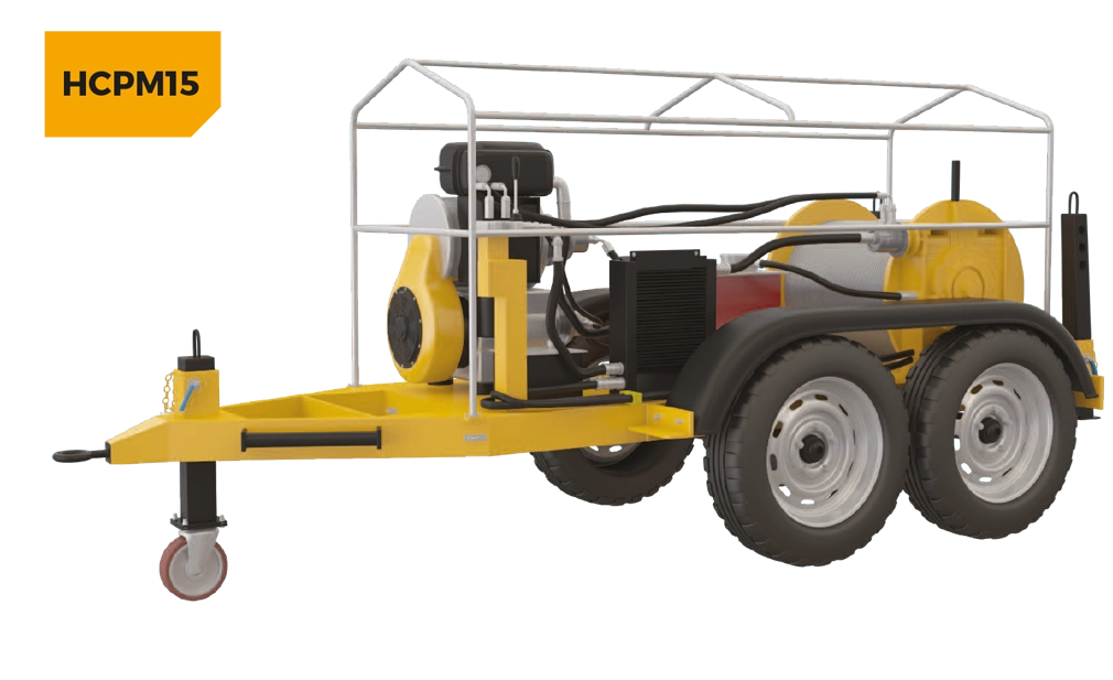 hydraulic cable pulling machines 15 tons