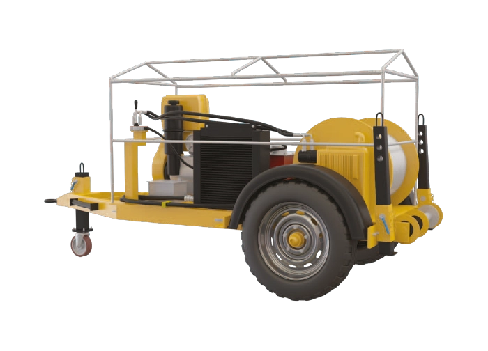 hydraulic cable pulling machines 2 tons
