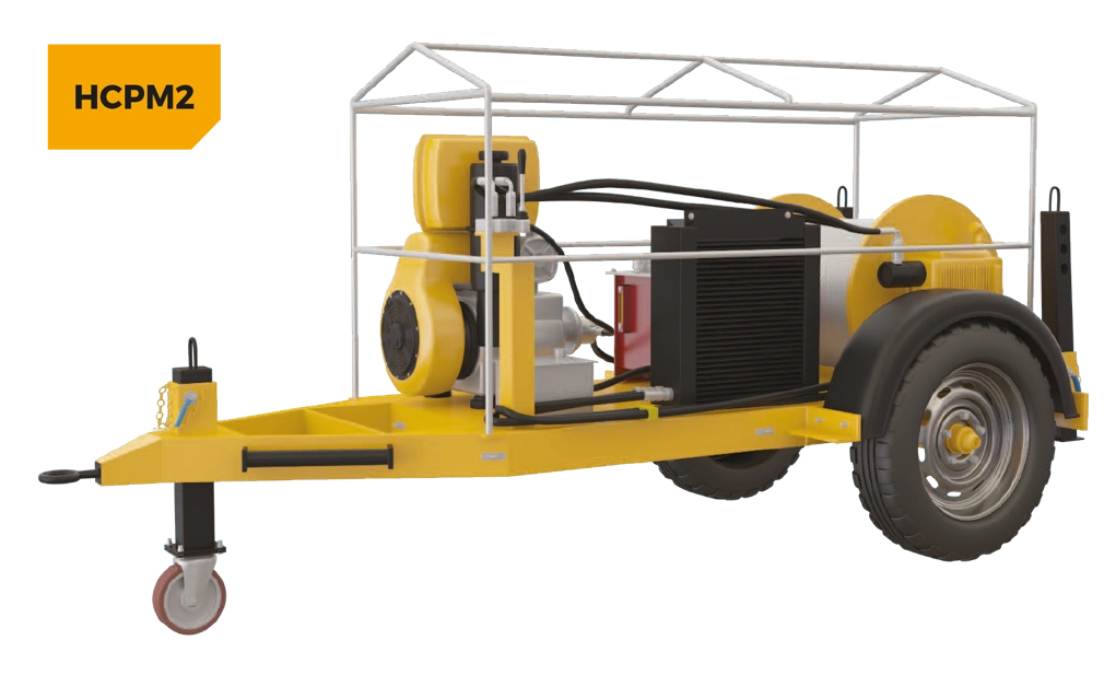 hydraulic cable pulling machines 2 tons