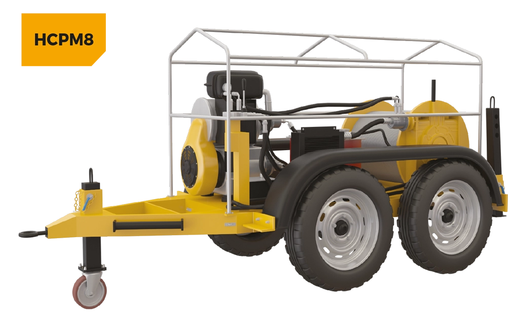 hydraulic cable pulling machines 8 tons