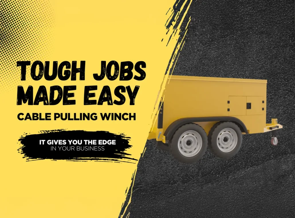 Cable Pulling Winch for Sale – Tough Jobs Made Easy