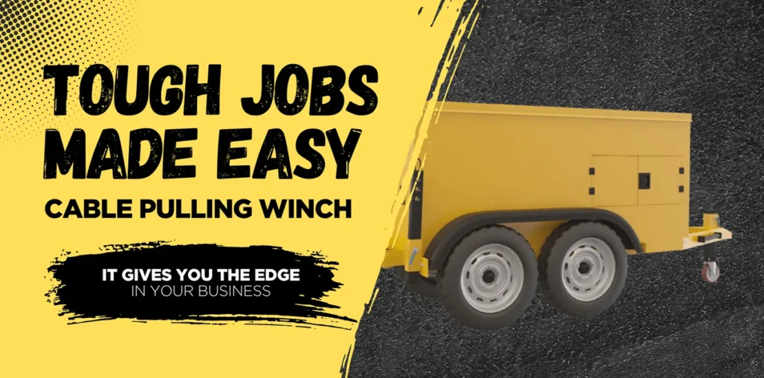Cable Pulling Winch for Sale – Tough Jobs Made Easy