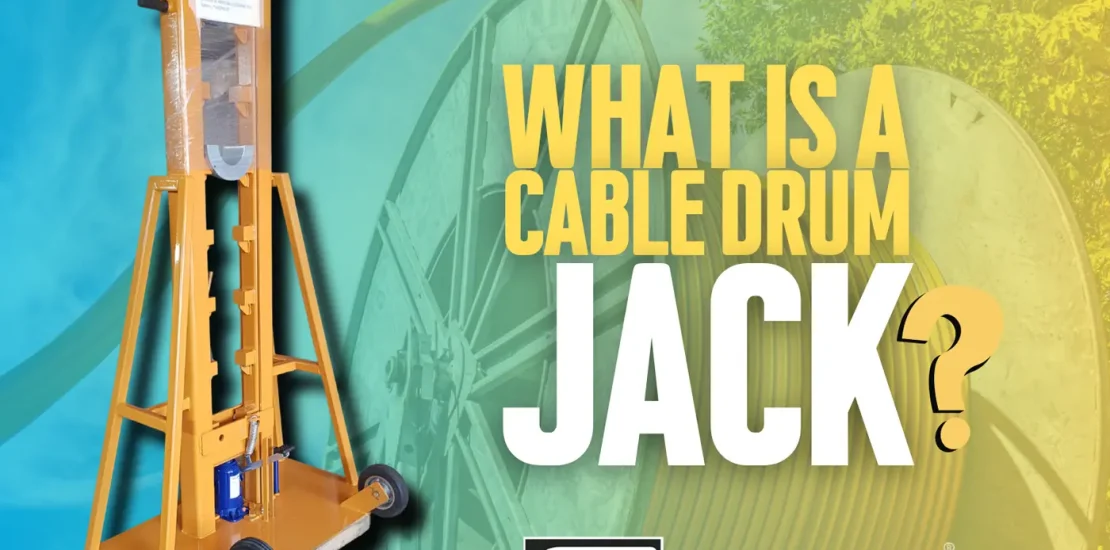 How to Use a Cable Drum Jack the Right Way
