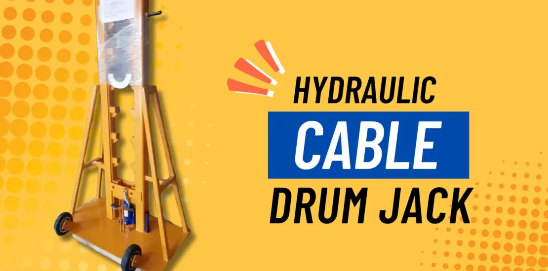 Hydraulic Cable Drum Jack for Easy and Safe Drum Lifting