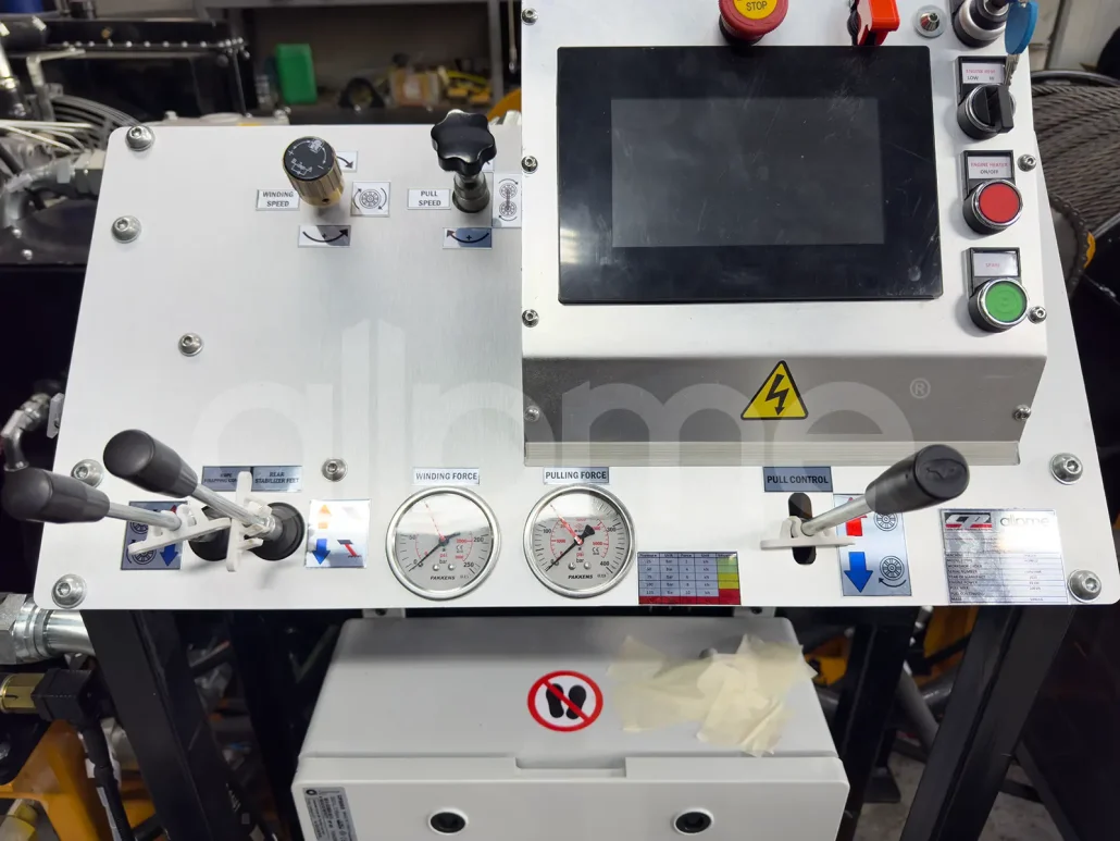 New Delivery to Serbia: 100 kN Cable Pulling Machine New Delivery to Serbia: 100 kN Cable Pulling Machine