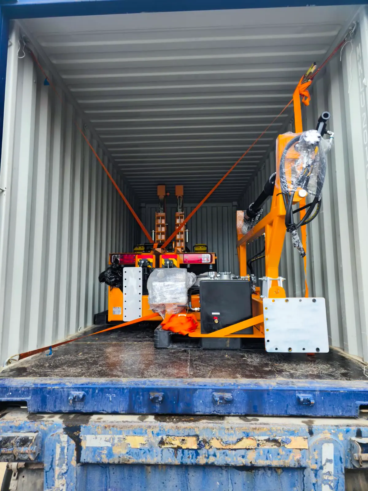 10 ton cable drum trailer ready for shipment to egypt